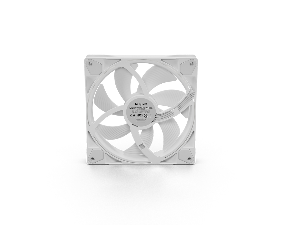 LIGHT WINGS | 140mm PWM Reverse White silent essential Fans from
